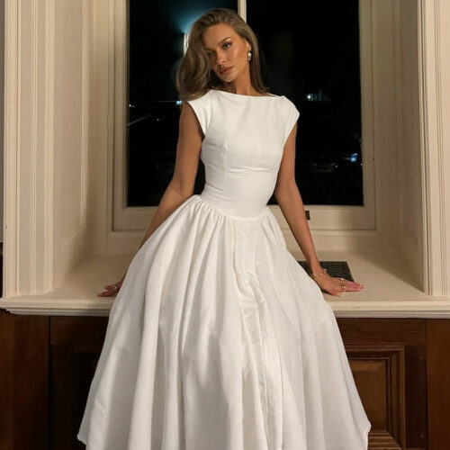 White Summer Maxi Dress