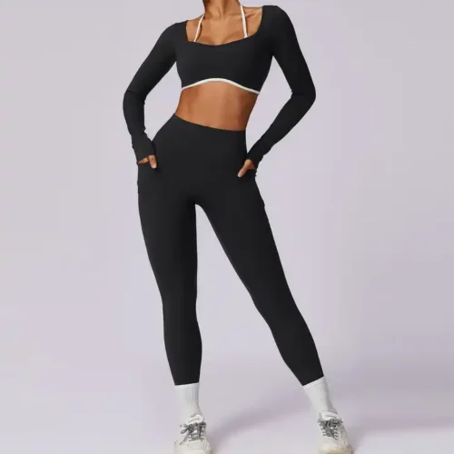 Workout or Yoga Set - Black