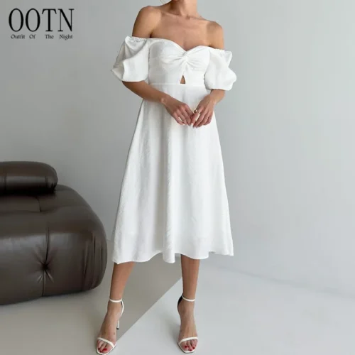 Autumn Feels Comfy Casual Dresses Short Sleeve Streetwear Style Midi Dress